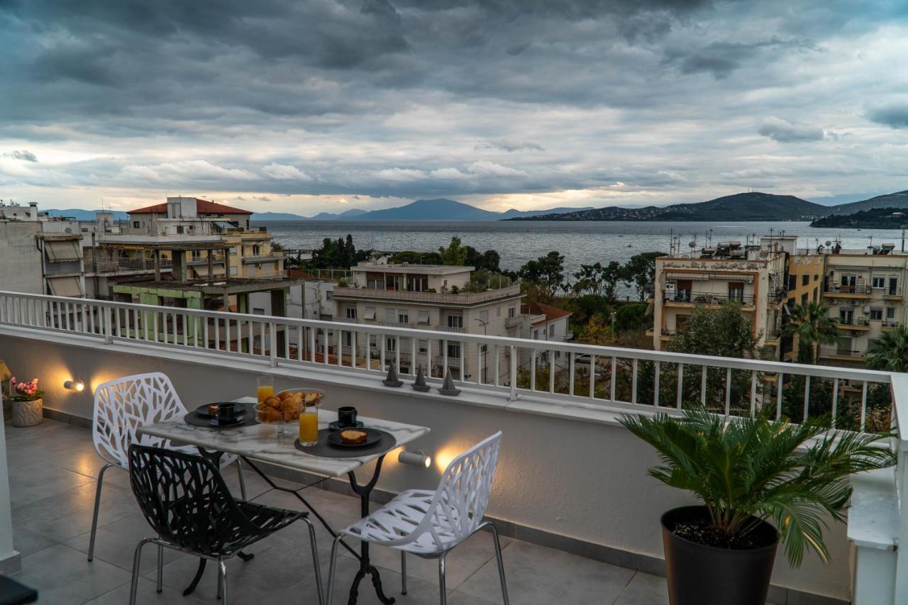 Sea View Luxury Apartment Volos Bagian luar foto