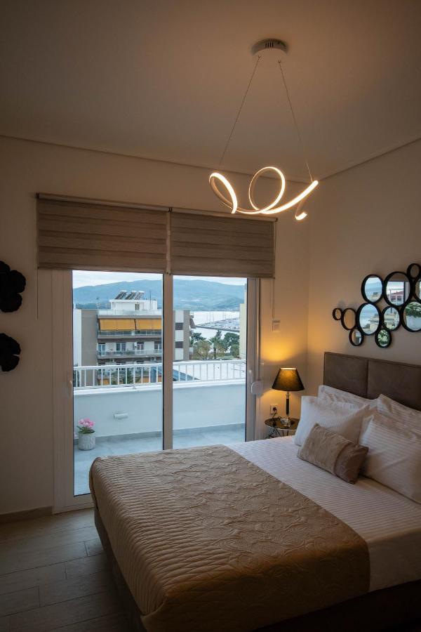 Sea View Luxury Apartment Volos Bagian luar foto