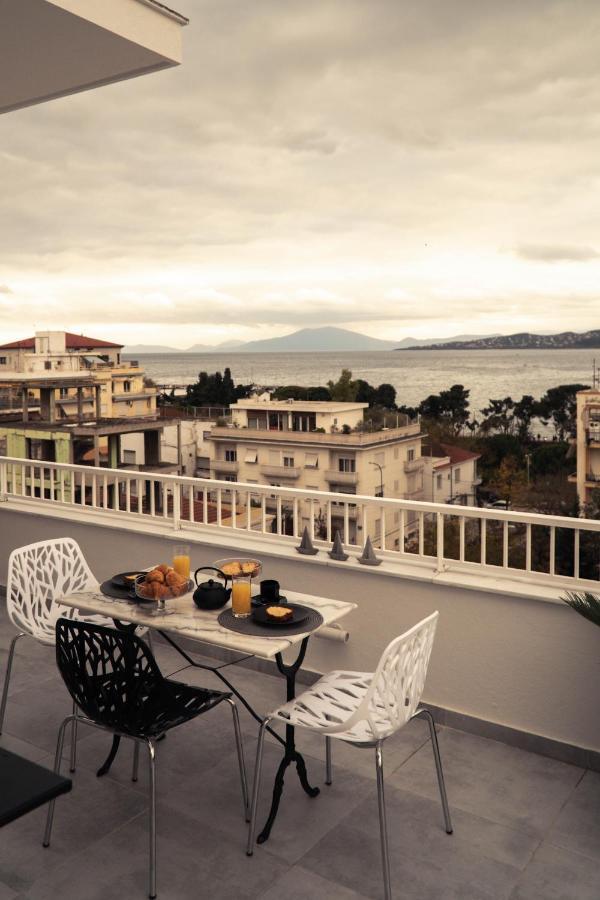 Sea View Luxury Apartment Volos Bagian luar foto