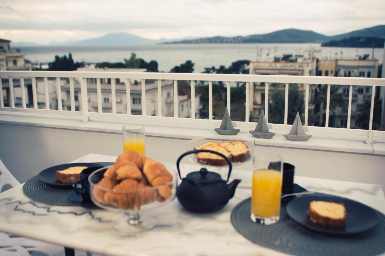 Sea View Luxury Apartment Volos Bagian luar foto