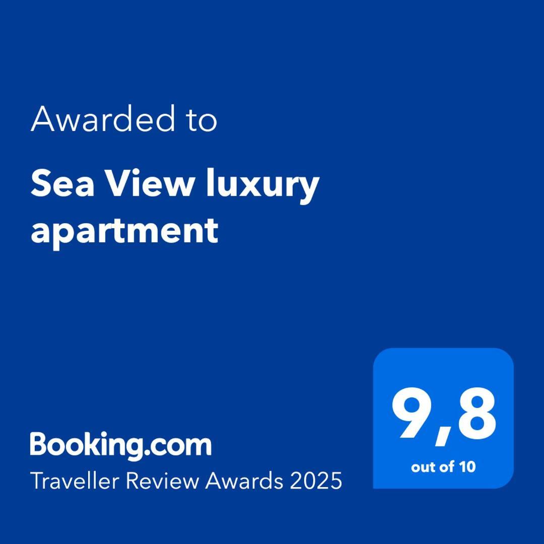 Sea View Luxury Apartment Volos Bagian luar foto